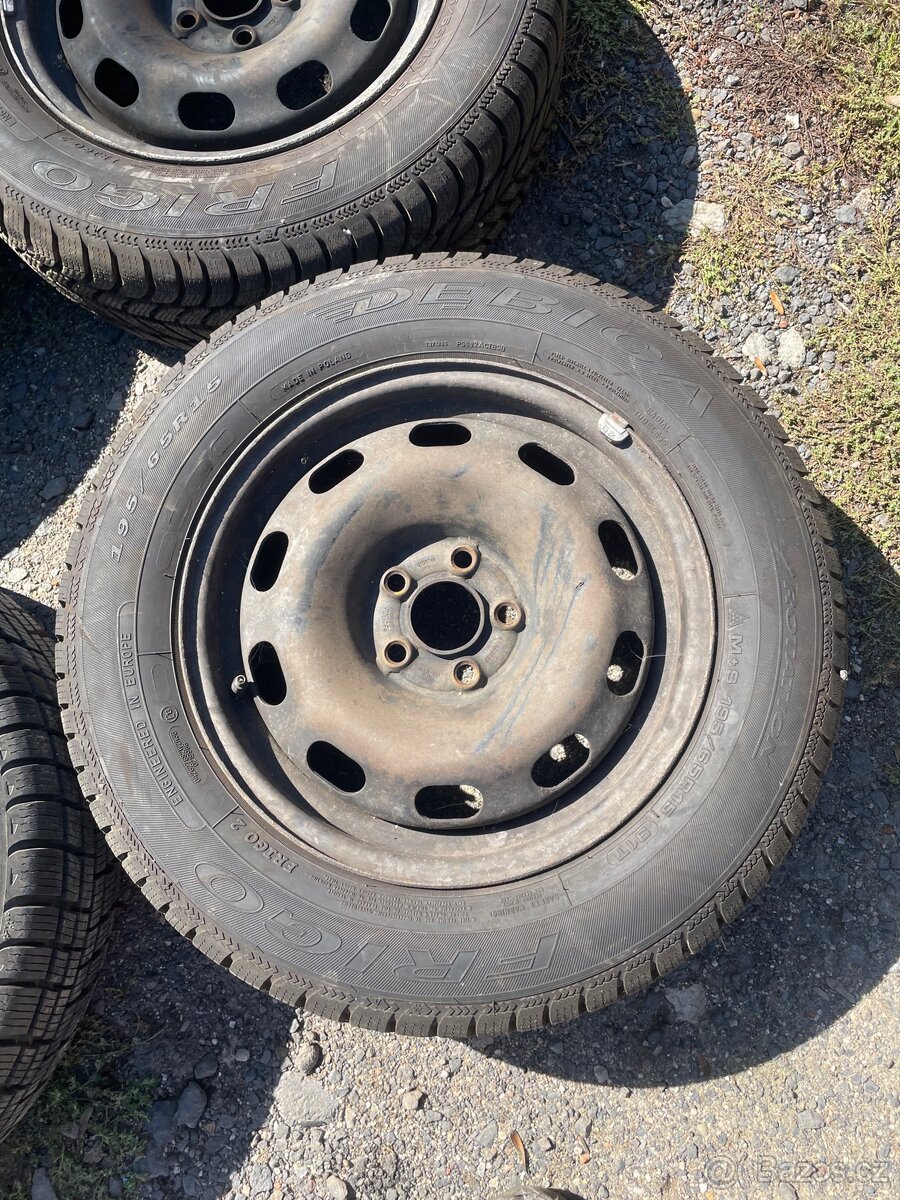 5x100 R15 195/65 Zimní 7mm Dot24 - 4