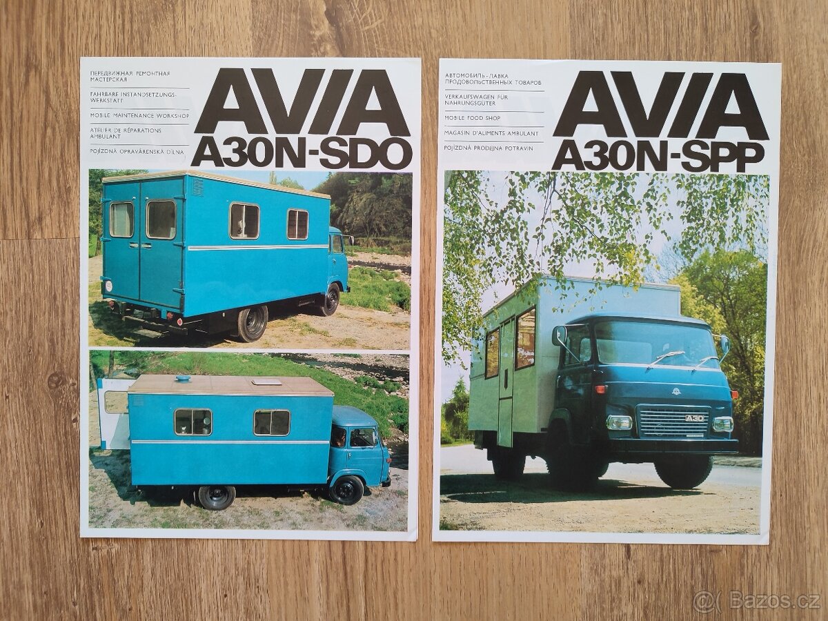 Prospekty Tatra 148 - Avia A30 - 4