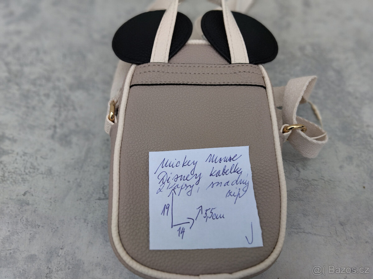 Disney-Mickey Mouse dívčí kabelka-2kapsy na zip - 4