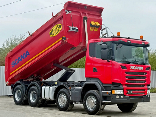Scania R410 8x4 - vanový sklápěč - 4