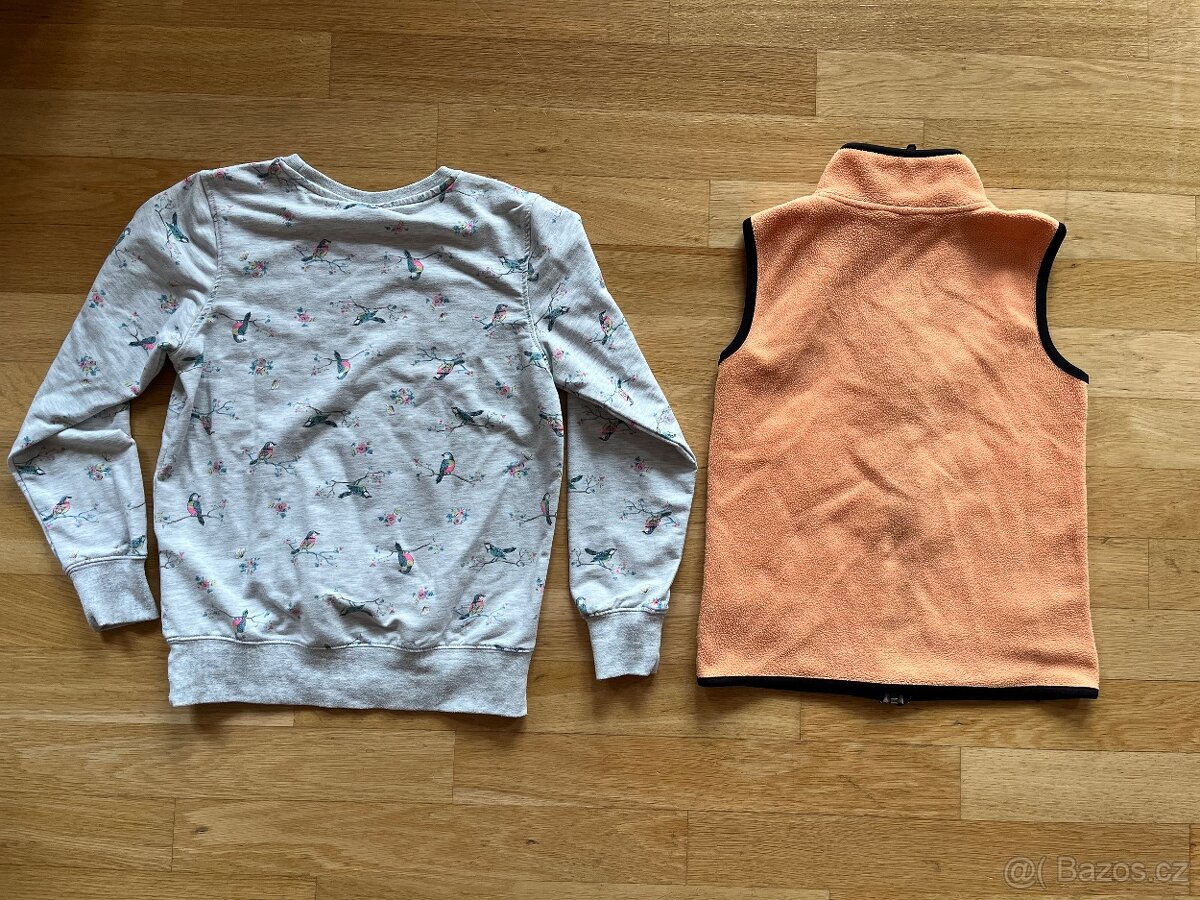 Mikina Lewro 140-146 + fleecová vestička 140 - 4