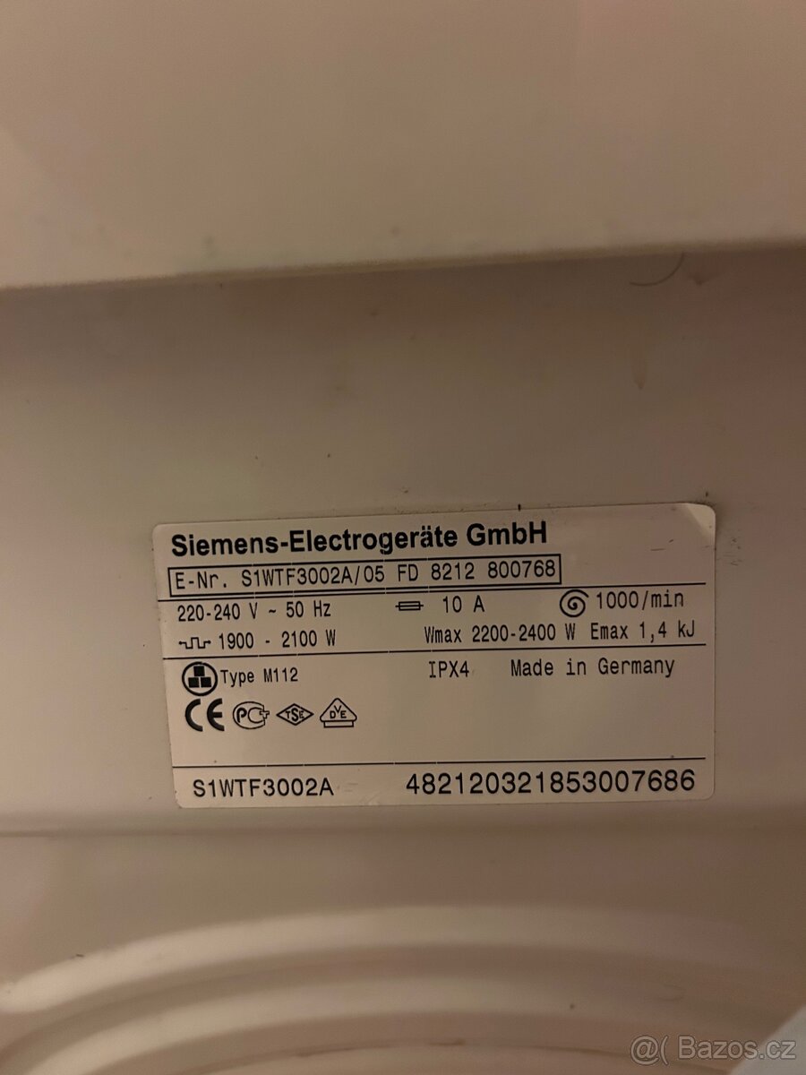 Pračka Siemens Siwamat XS 440 - 4