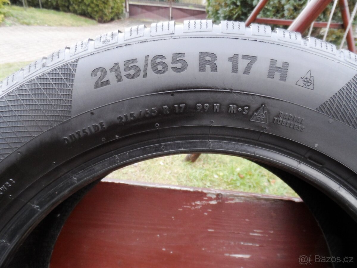 Zimní Pneu 215/65/17 99 H M+S Continental - 4
