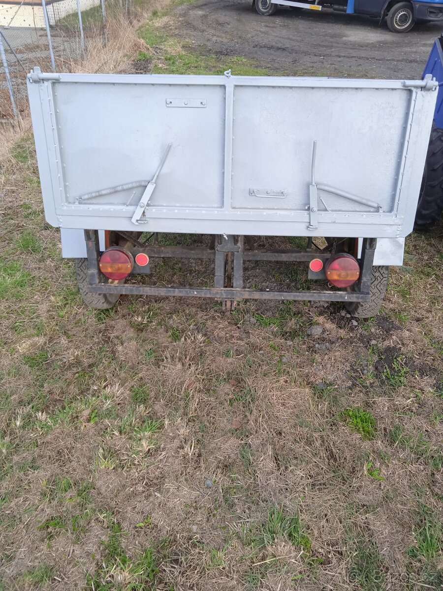 Prodám sklopný přívěs za malotraktor - 4
