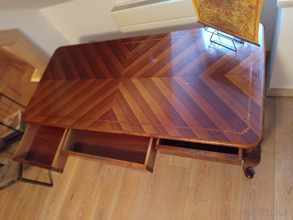 Starožitný psací stůl 160cm Chippendale - 4