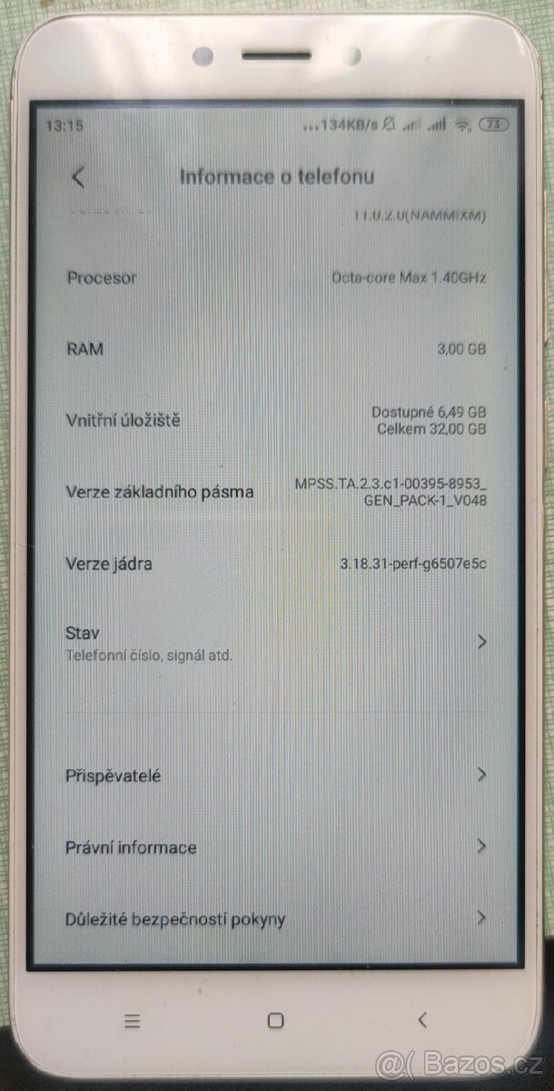 SMARTPHONE XIAOMI REDMI 4X - 3GB/32GB - 4