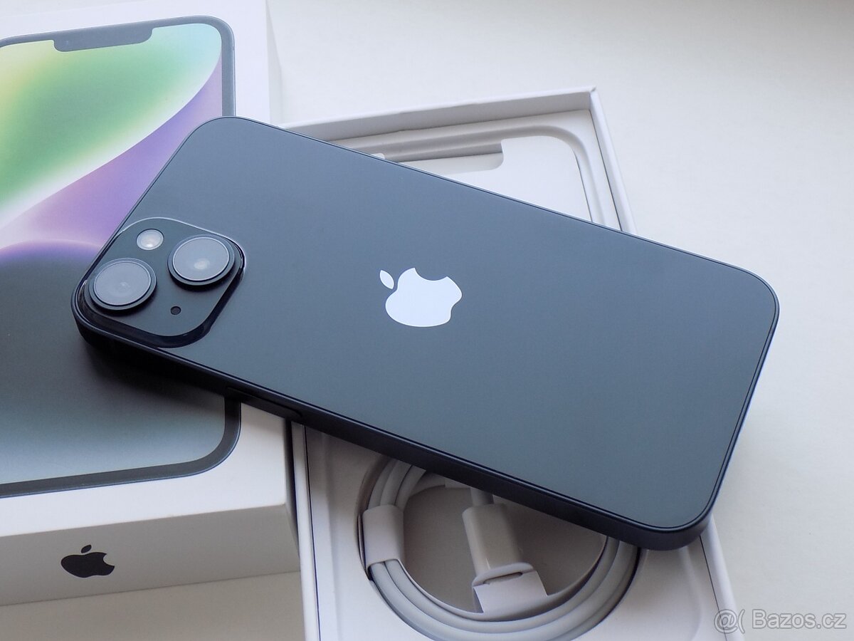 Apple iPhone 14 128GB Černý - ZÁRUKA 12 MĚSÍCŮ - KOMPLETNÍ - 4