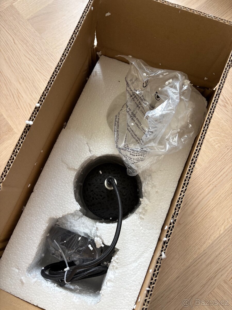 3x Dizajnovy Luster Sivy, Cierny, Ruzovy - 4