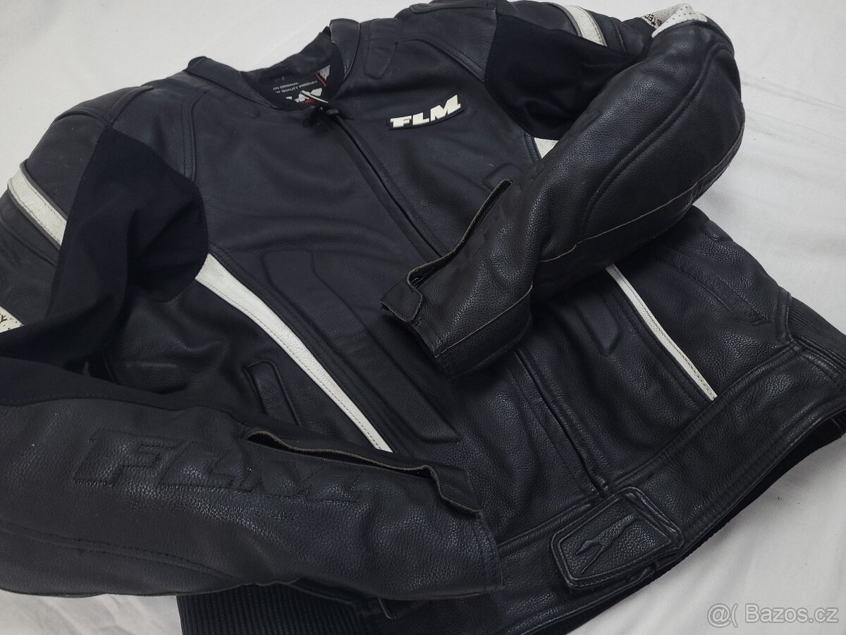 FLM Greyhound pánska kožená moto kombinéza XL/L 54/52 - 4