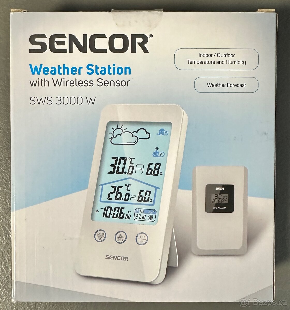 Meteostanice Sencor s LCD displejem - 4