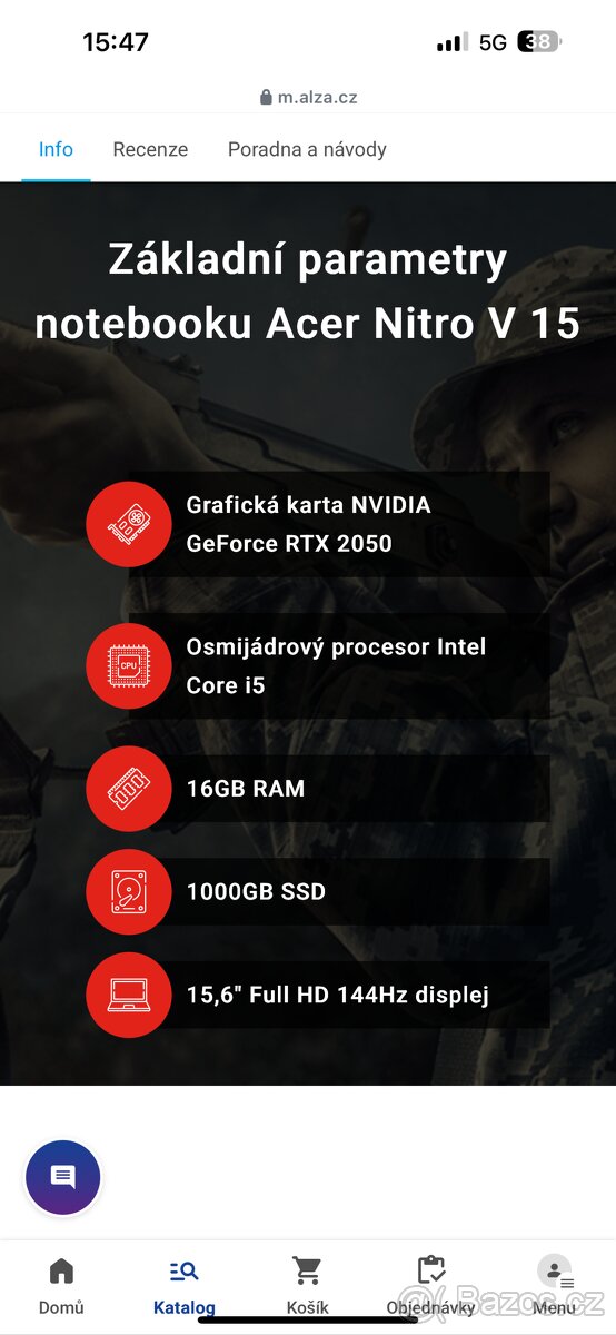 Acer Nitro V 15 Black (ANV15-51-54CP) - 4