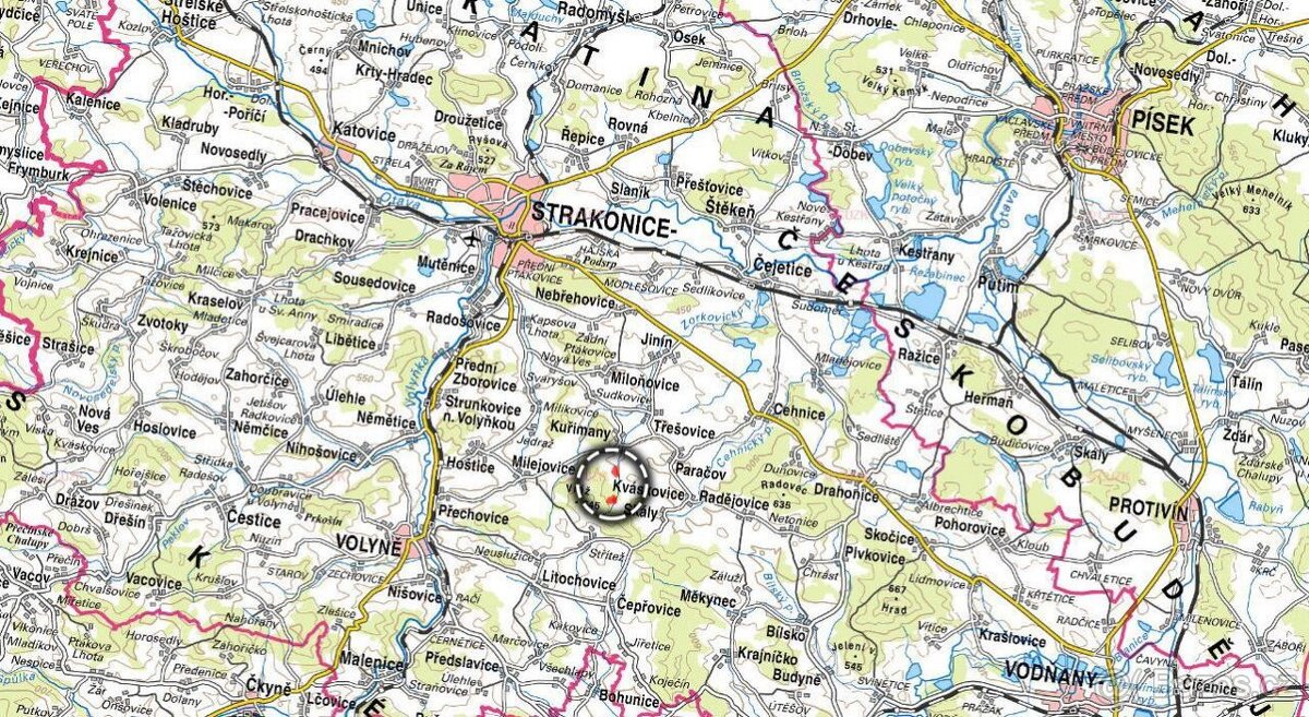 Zemědělská půda, prodej, Kuřimany, Strakonice - 4