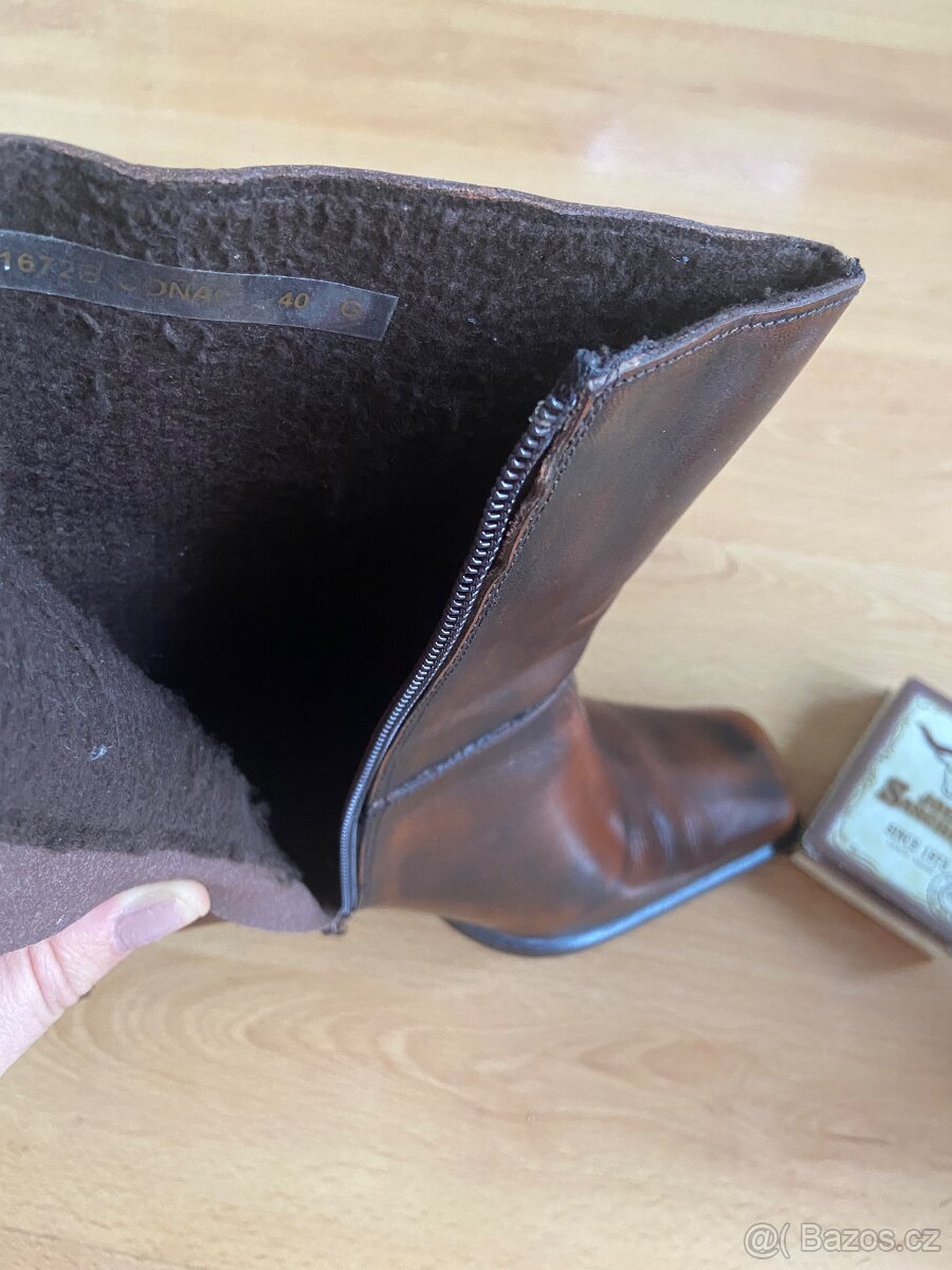 Kožené boty vel 40 Joe Sanchez - 4