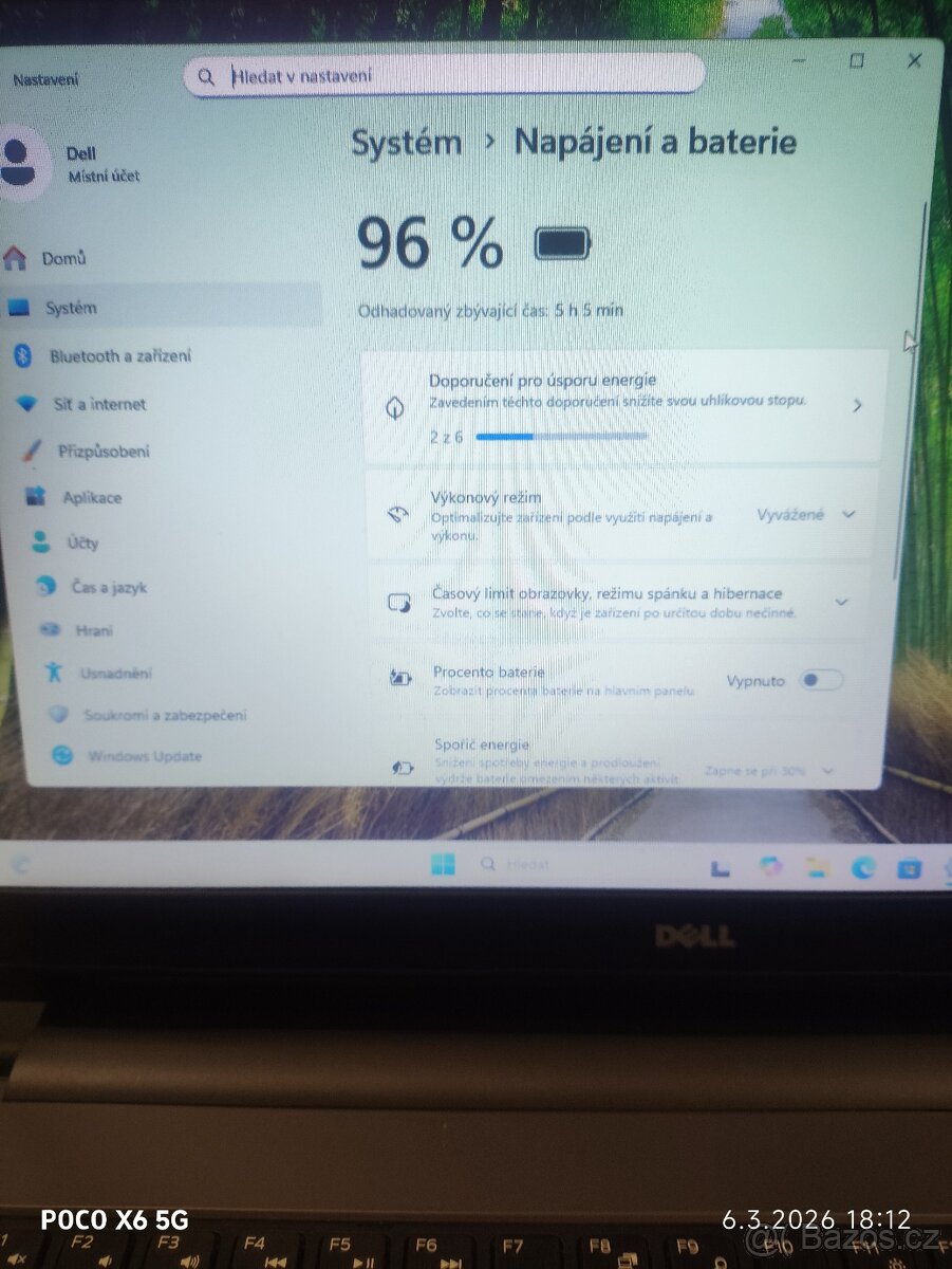 Herní notebook Dell i7 + Grafická karta - 4