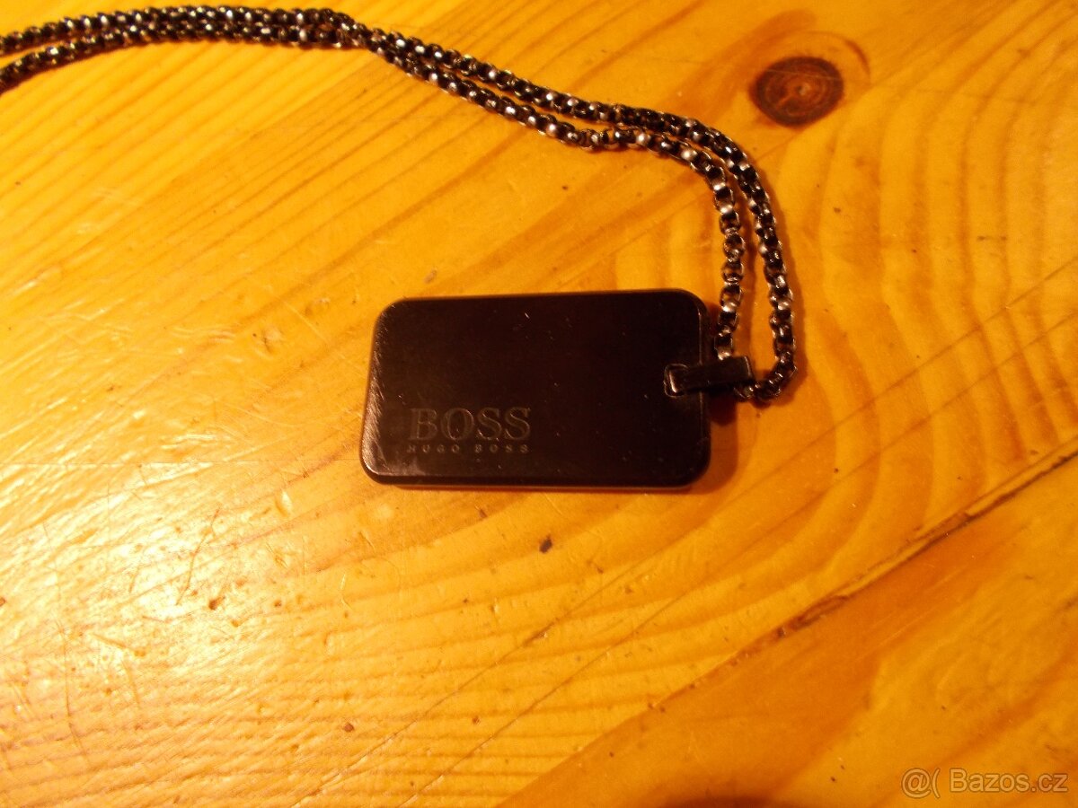 ŘETĚZ NA KRK-,,HUGO BOSS,,- + 2 ZDARMA - 4