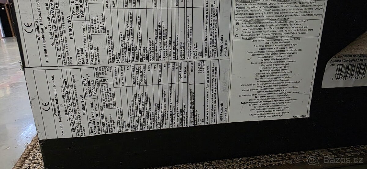 Prodám krbová kamna - 4