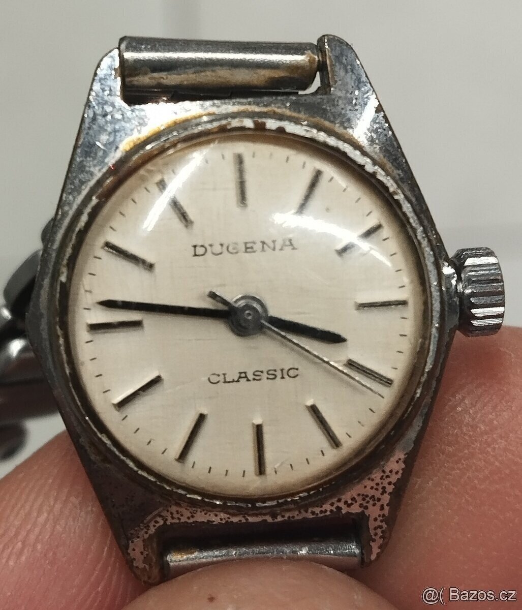 LUXUSNÍ dámské mechanické hodinky DUGENA Classic 👍👍👍 - [6 - 4