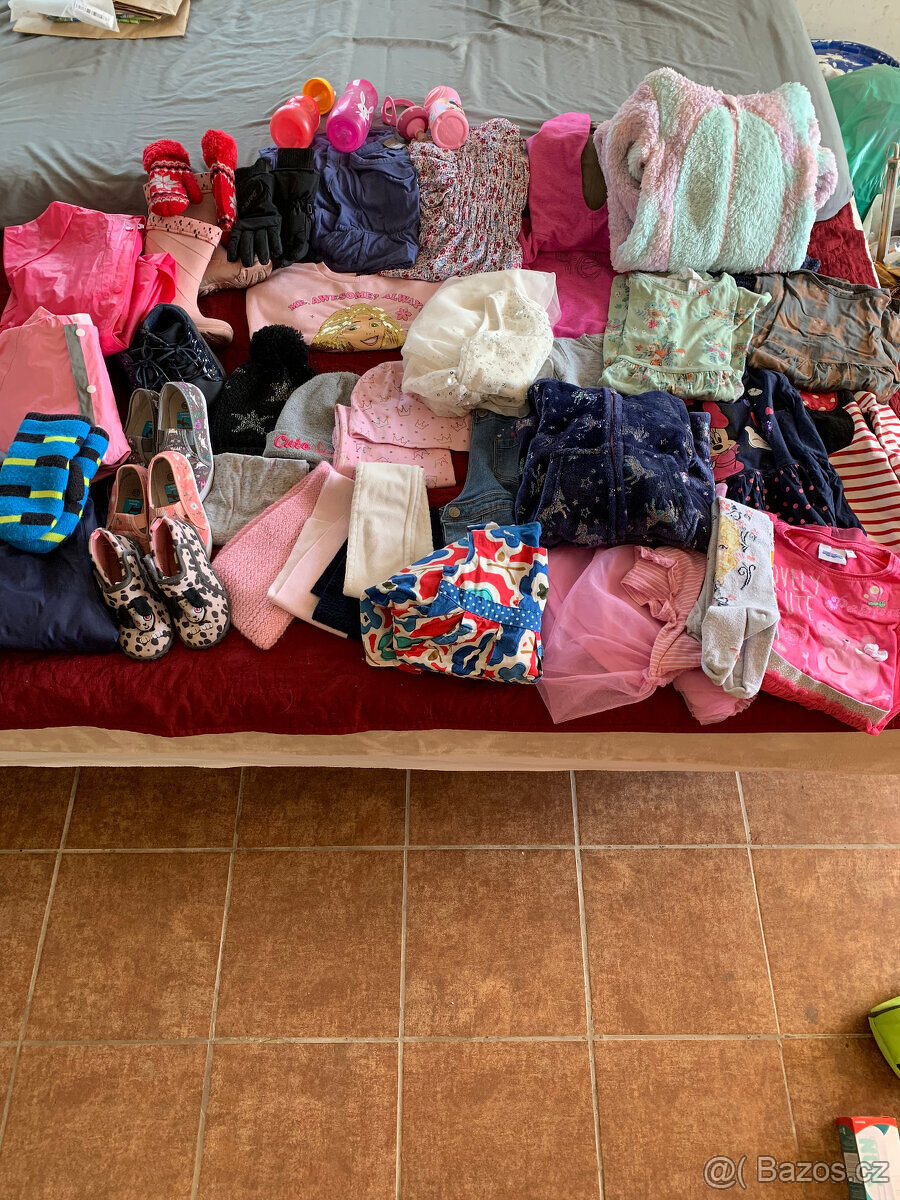 Balík oblečení a boty holčička 2-4 roky - 4