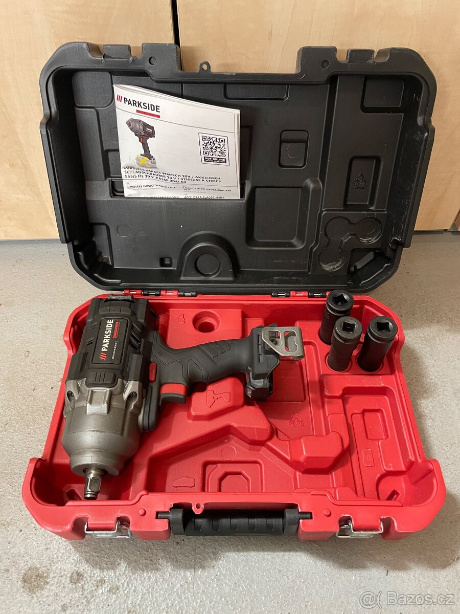 Aku rázový utahovák Parkside Performance - 4