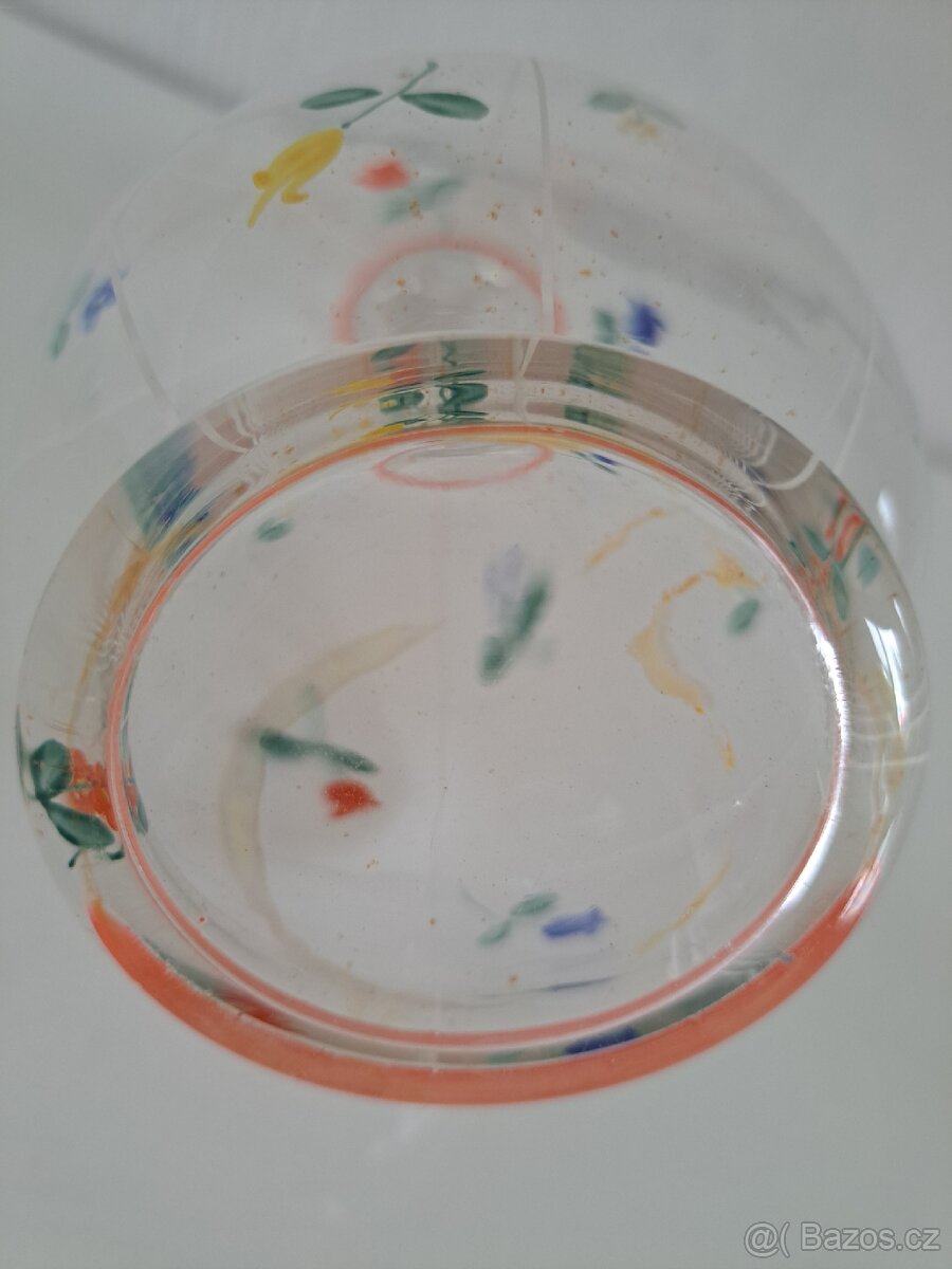 Skleněná karafa se čtyřmi skleničkami - 4