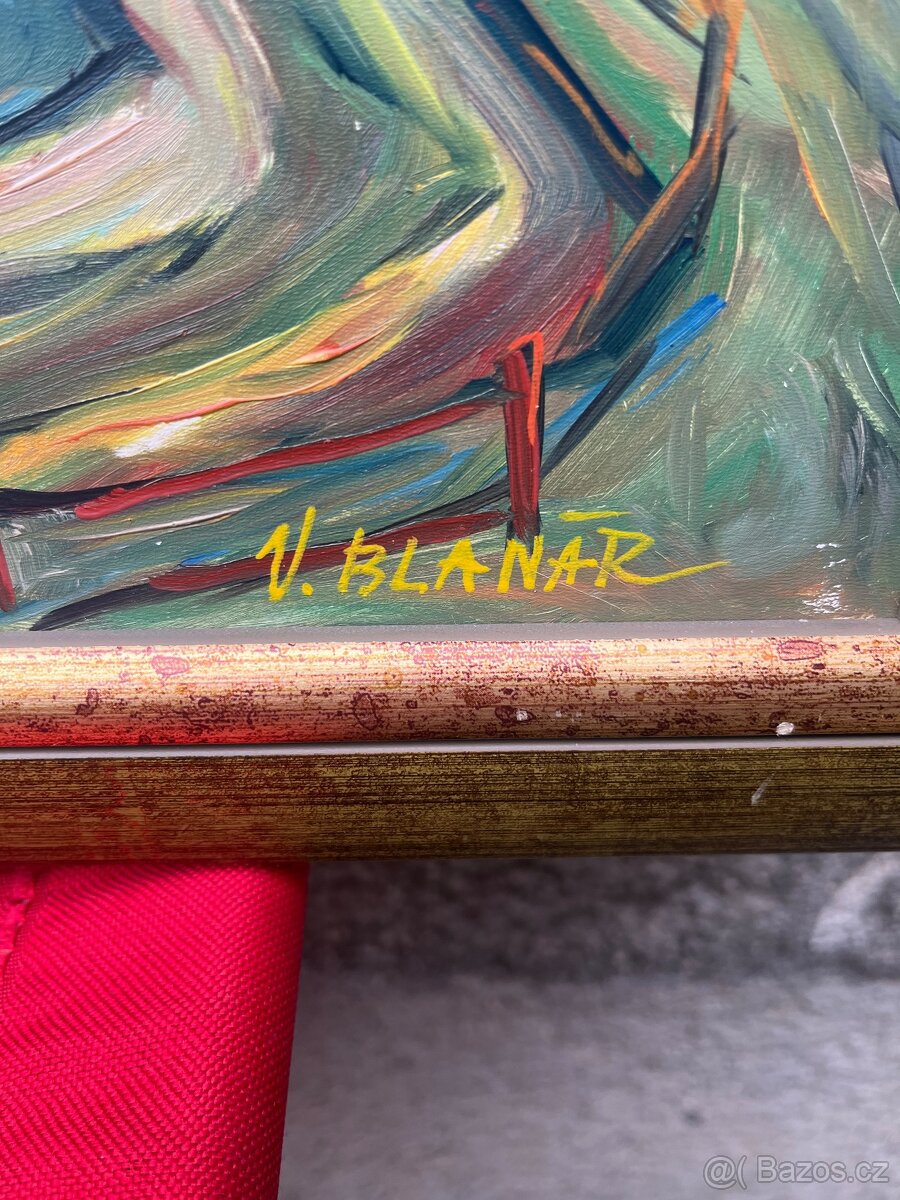 Starý obraz Vincent Blanár - 4