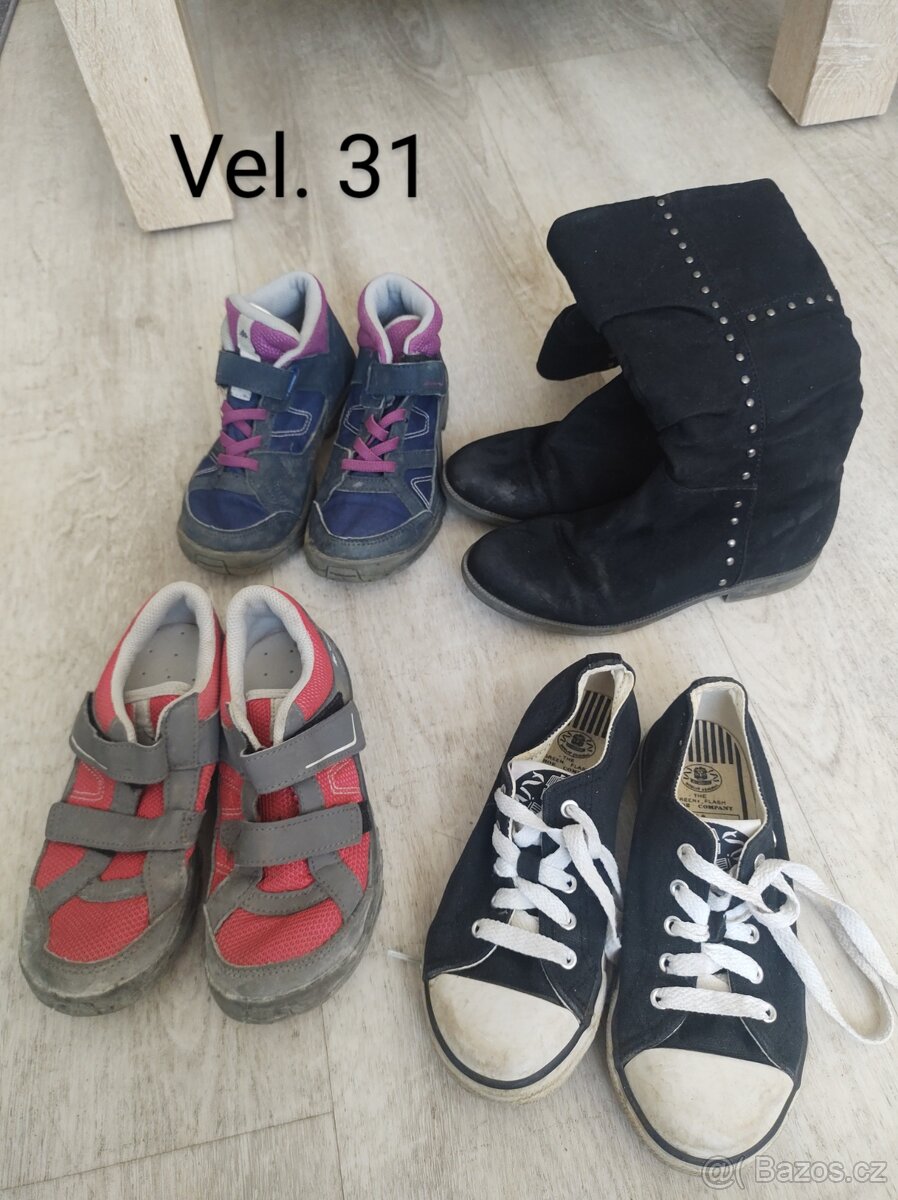 Dětské boty různé velikosti - 4