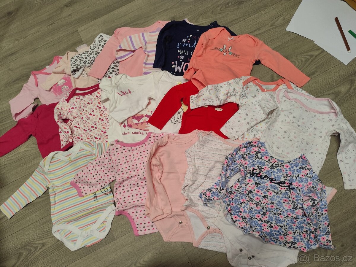 Balík mix dětského holčičího oblečení 56-74 - 4