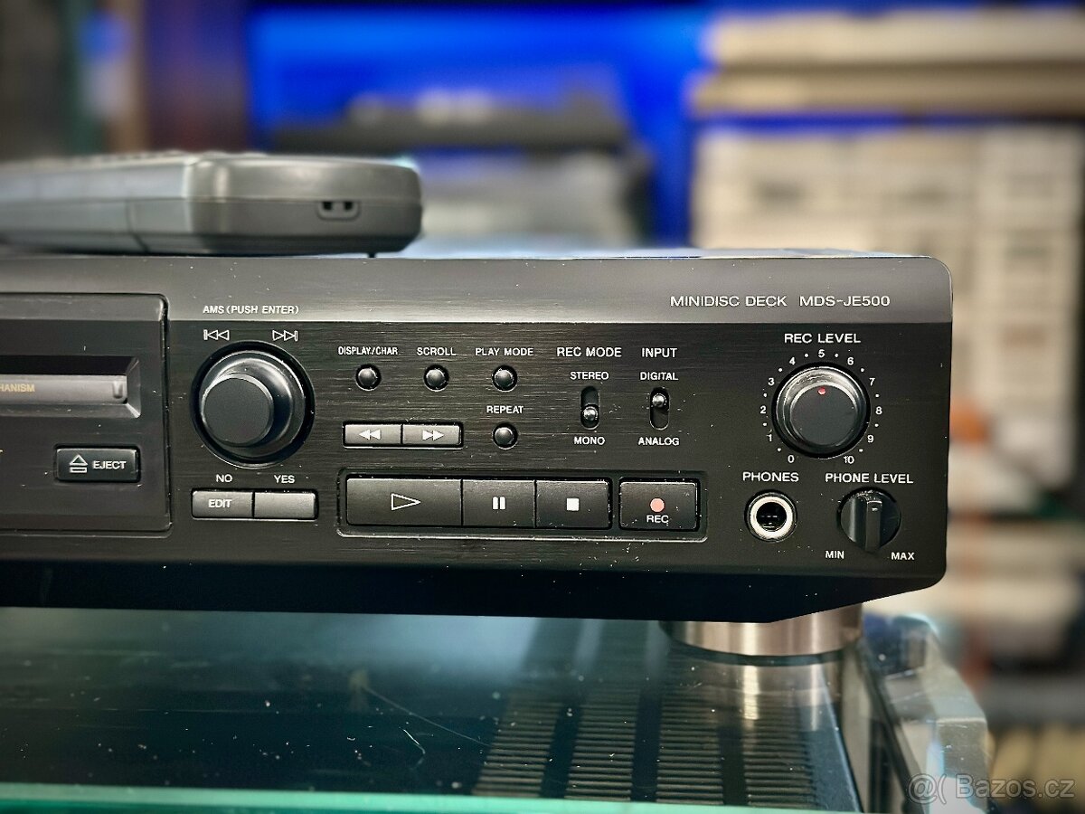 SONY MDS-JE500 (r.1996) plně funkční + originál dálka - 4