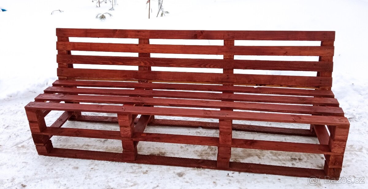 Dřevěná lavice - 4
