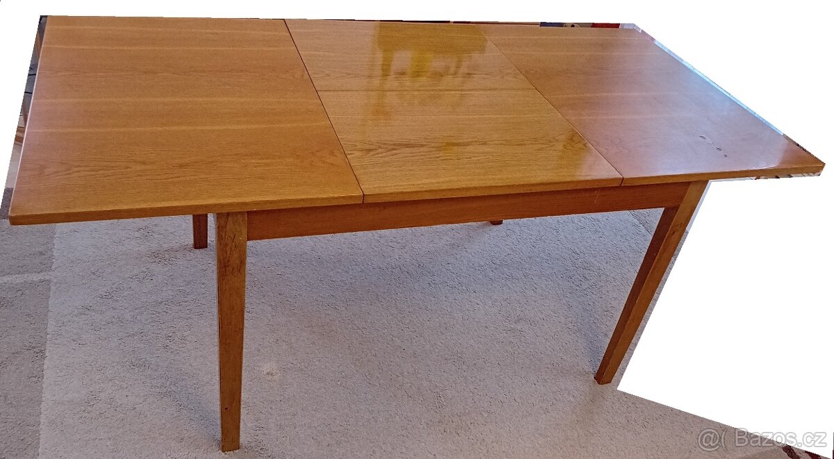 dřevěný rozkládací stůl - 4