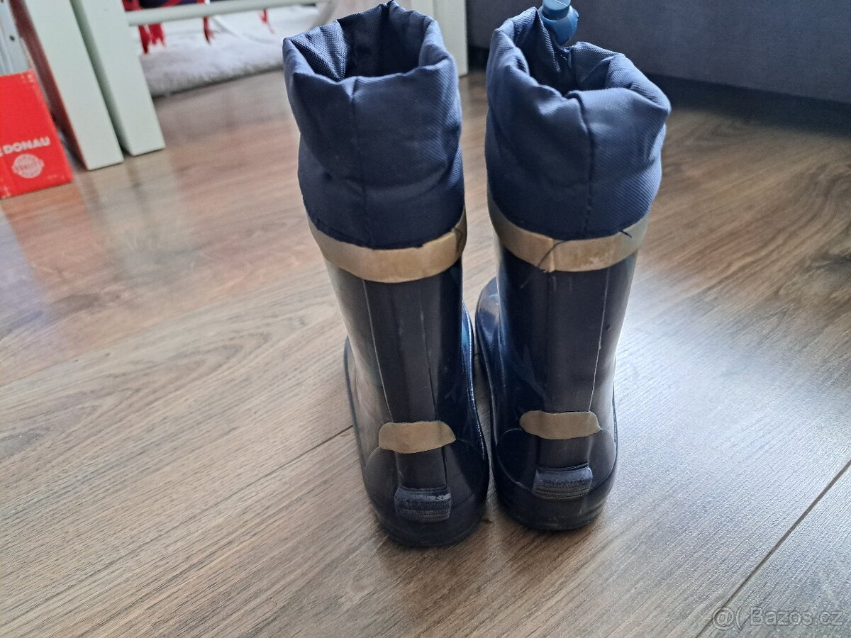 Zateplené gumáky Tchibo, vel.26/27 - 4