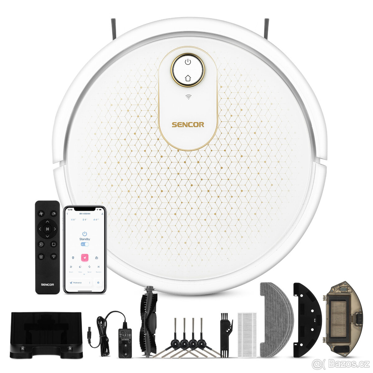 Prodám nový robotický vysavač Sencor SRV 4550WH - 4