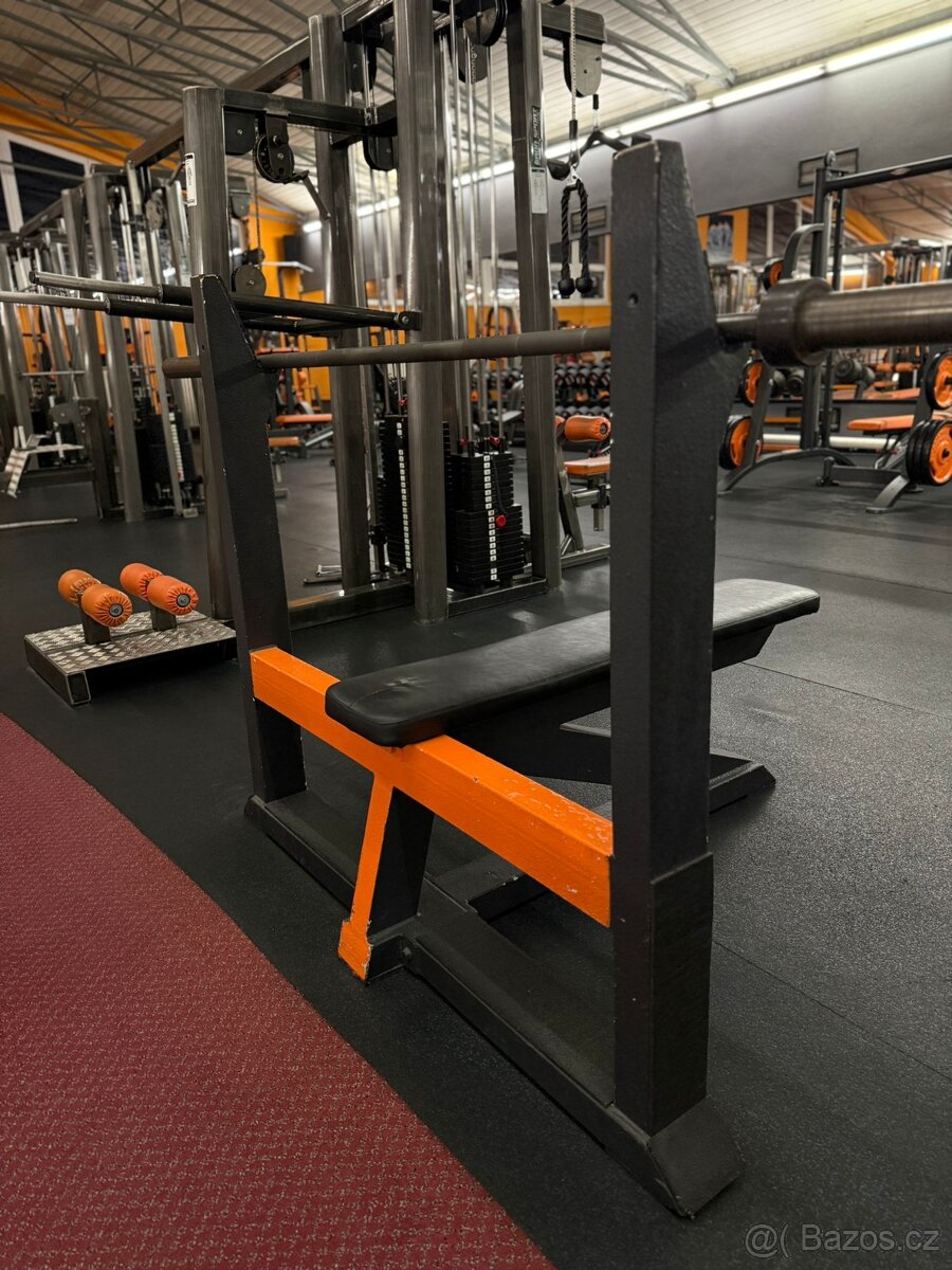 Činky jednoručky, lavice bench - 4