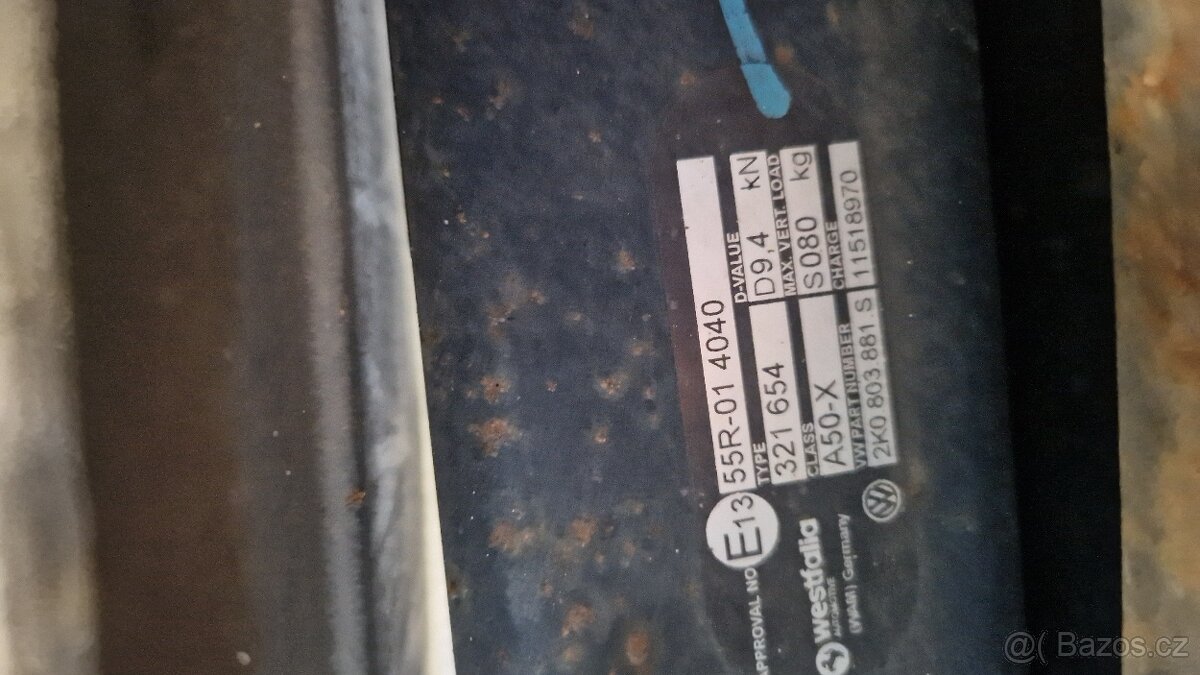 vw touran 1T3 2010-2015 ND plechy lampy stěna 1,6 a 2,0TDi - 4