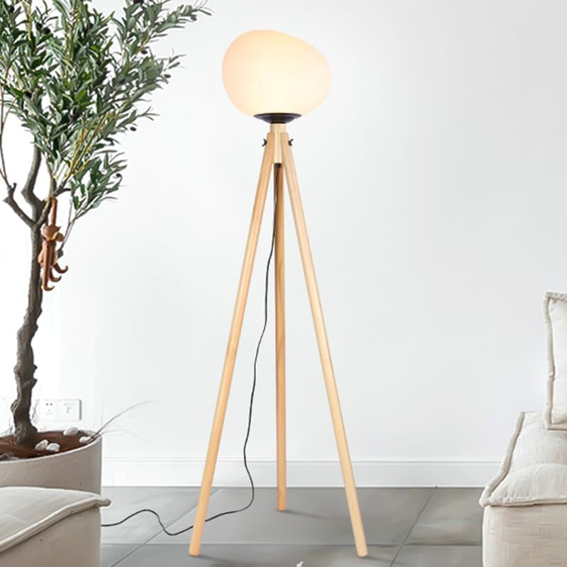 Stojací designová trojnožkovou lampa - 4