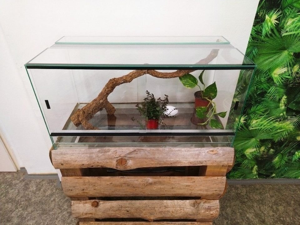 Terárium 100x40x40 cm se šoupacími dvířky - 4