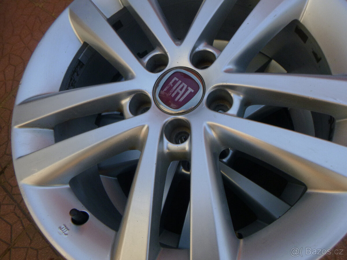Alu sada disky originál Fiat 5x110 7Jx17 ET36 / 735446176 - 4
