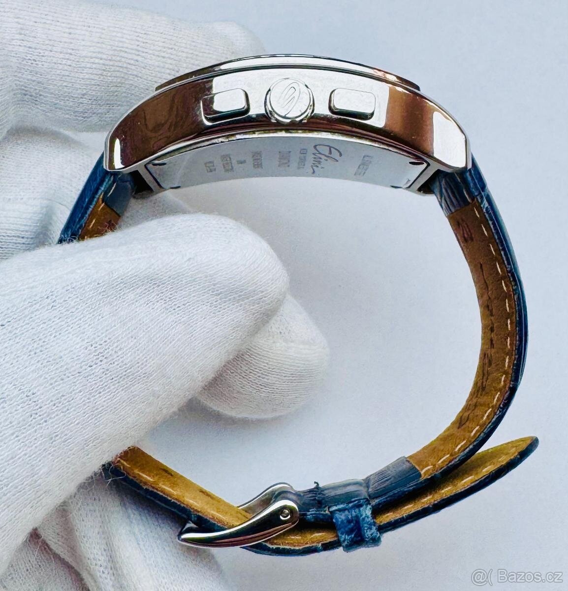 PÁNSKÉ NÁRAMKOVÉ HODINKY ELINI S PŘÍRODNÍMI BRILIANTY - ETUE - 4