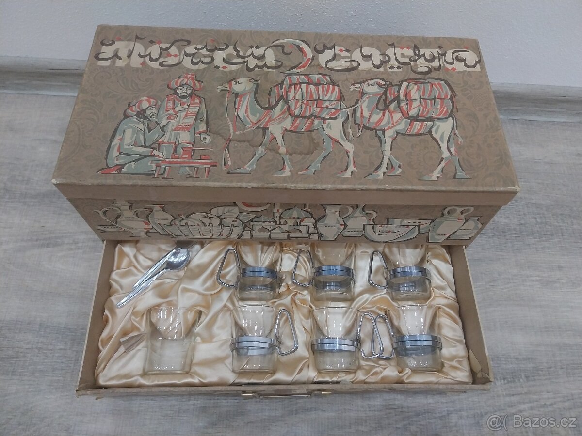 Retro cestovní čajová sada - 4