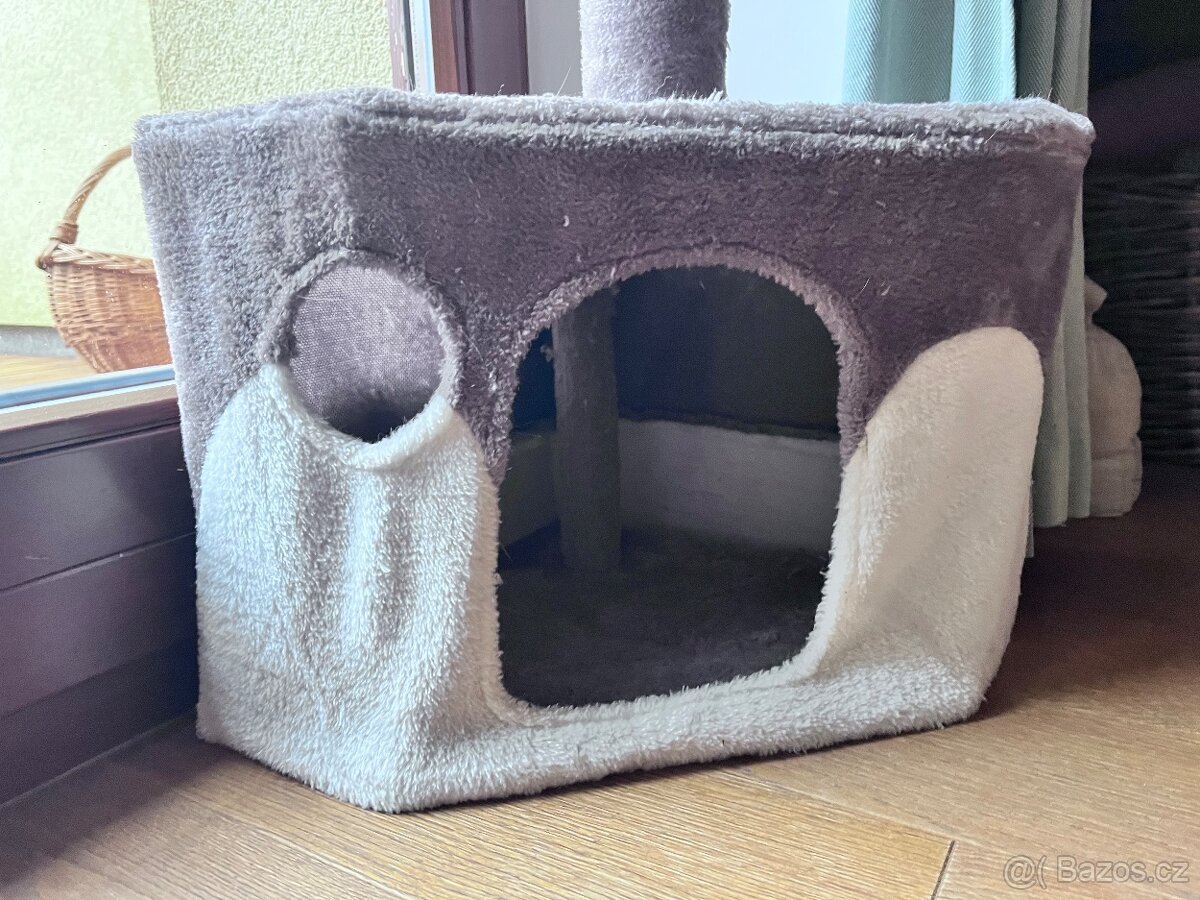 Škrabadlo a domeček pro kočky - 4