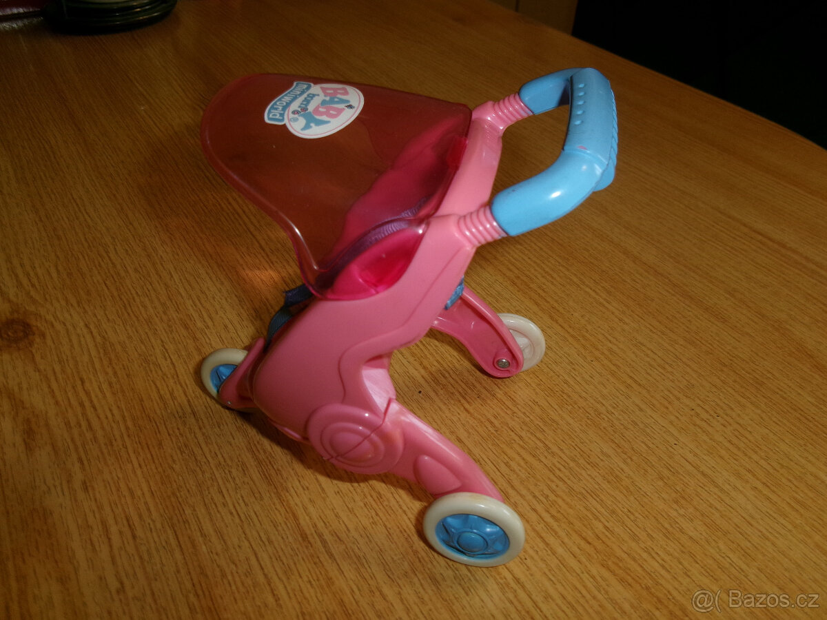 Orig.kočárek pro mini panenku BABY BORN - 4