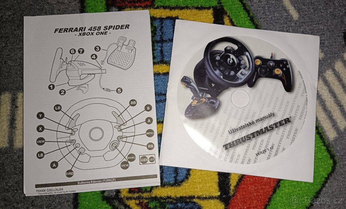 Volant pedály Xbox One Ferrari 458 spider - 4