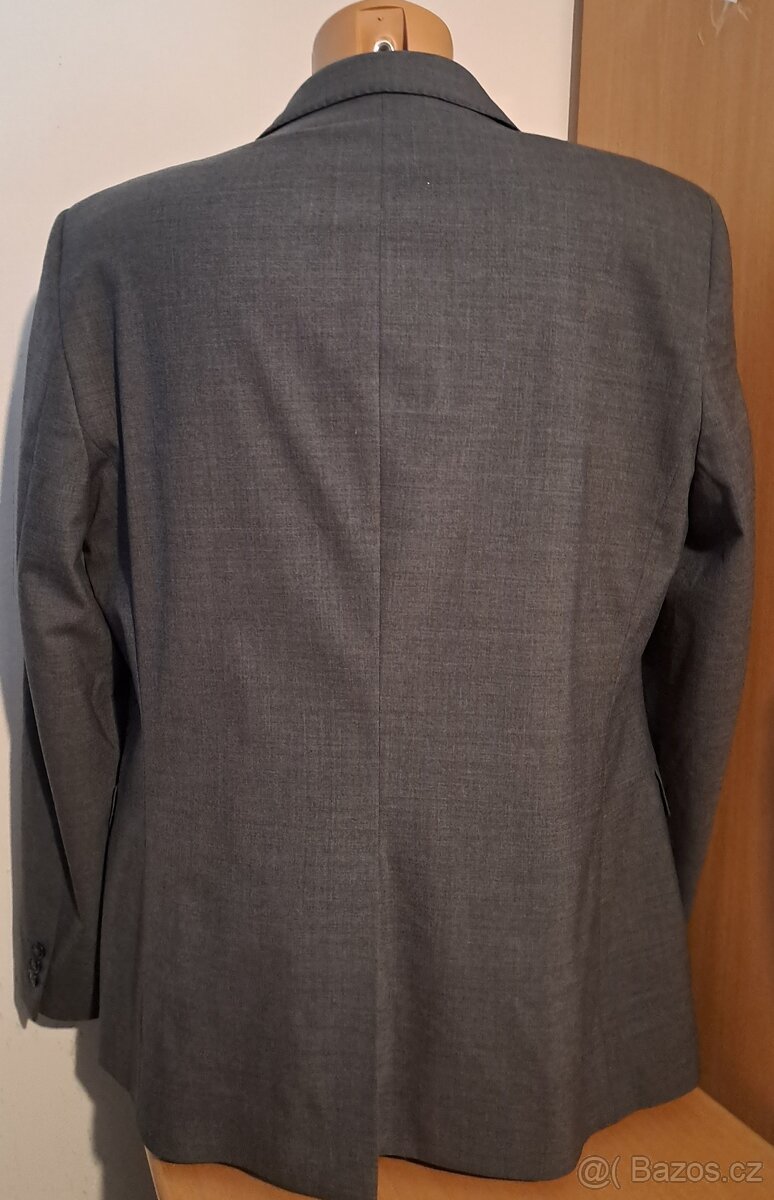 Pánské šedé formální sako M&S Collection/44L-L/2x59cm - 4