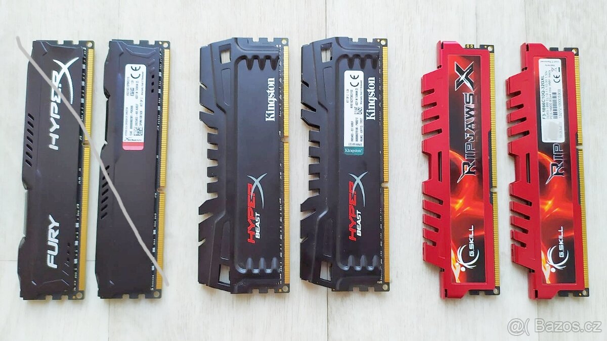DDR3 TOP RAMky pro PC - značkové i herní,poradím / Harddisky - 4