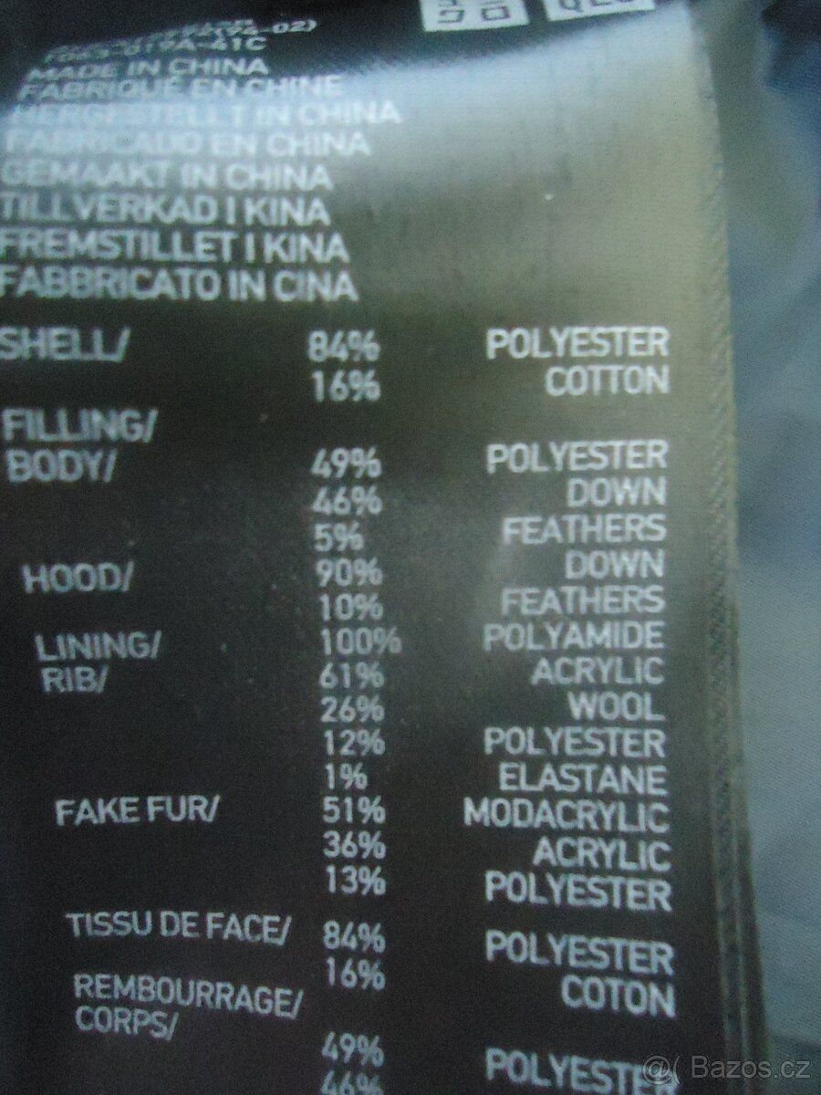 Péřová, ultra teplá bunda UniQlo, vel. M, nová 200euro - 4