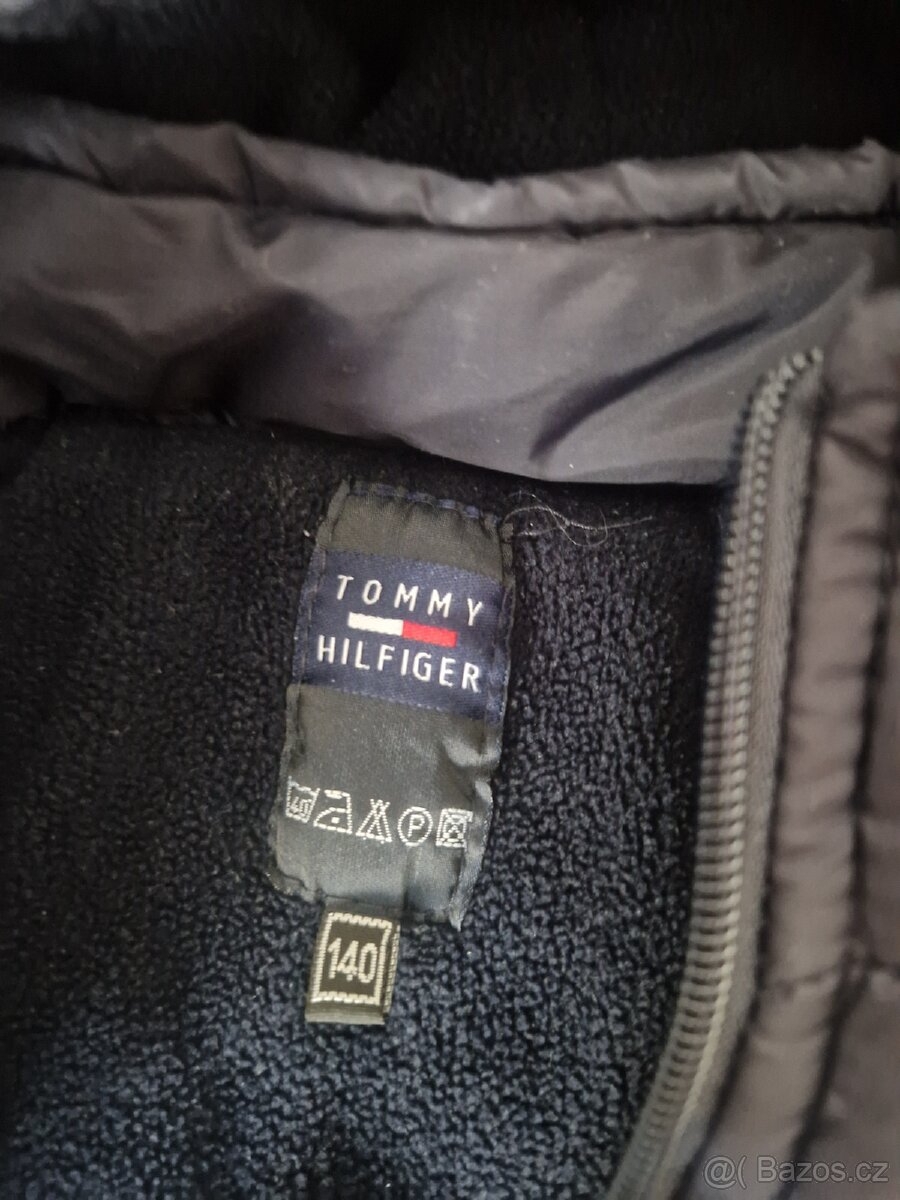 Chlapecká klučičí zimní bunda značková Tommy hilfiger 140 - 4