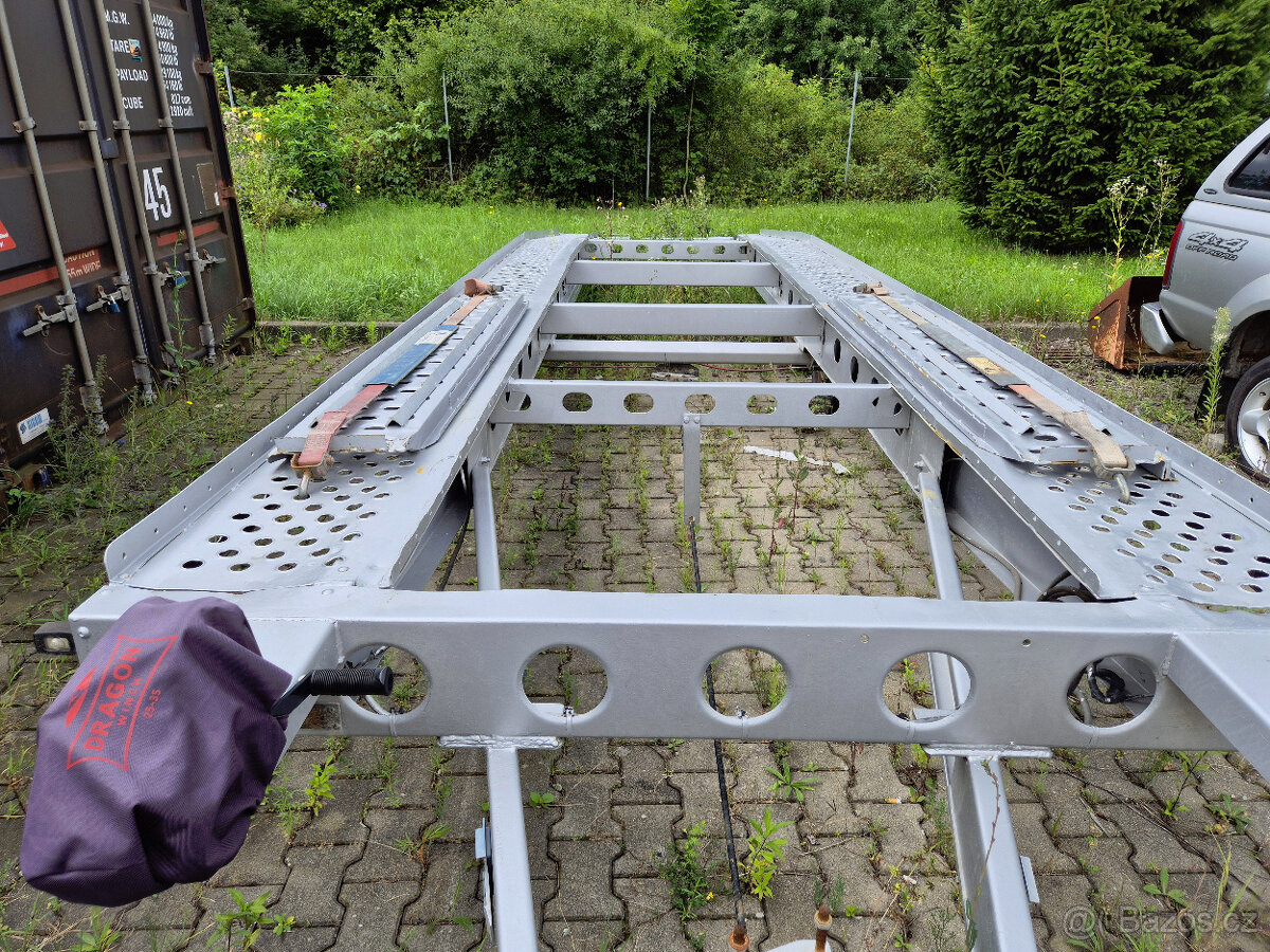 Prodám přívěs, vlek, trajler, přepravník na dvě auta - 4