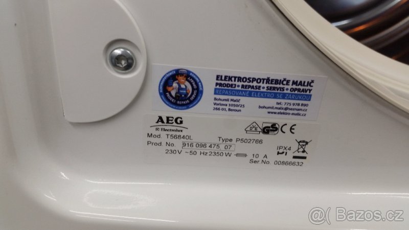 Sušička AEG T58840, REPASOVANÁ SE ZÁRUKOU - 4
