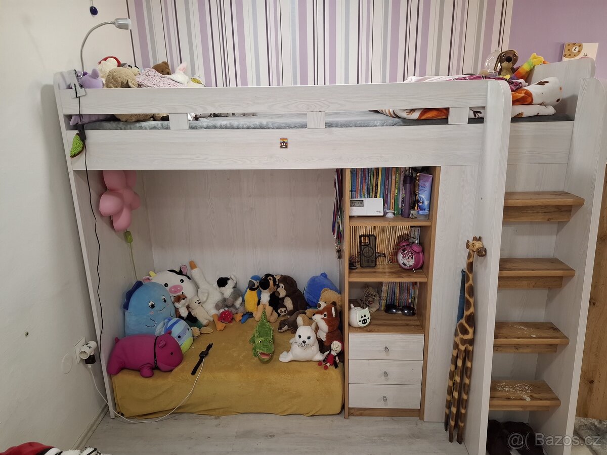 Patrová postel se skříní - 4