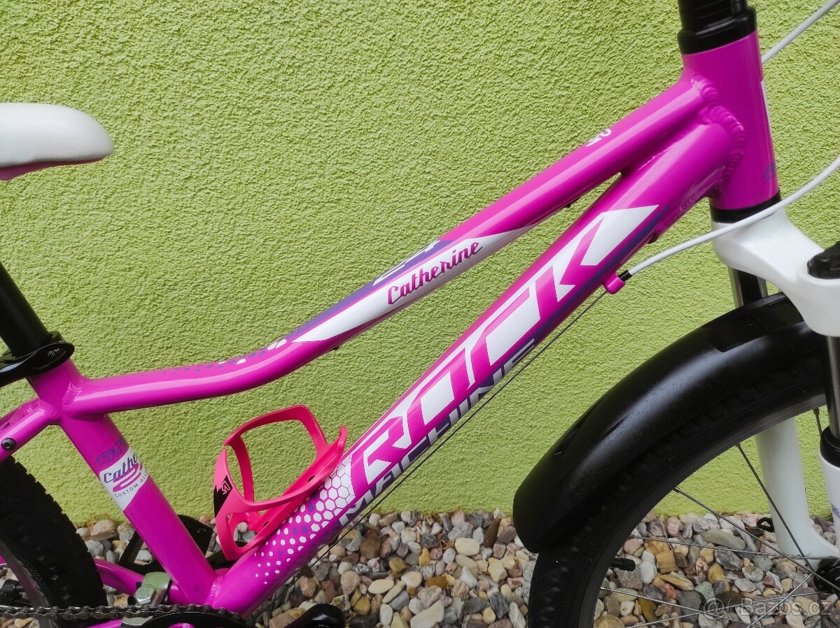 Značkové dětské kolo ROCK MACHINE 24" (RŮŽOVÁ) - 4